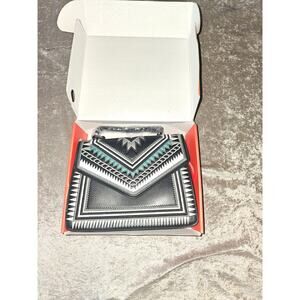 Montana West Aztec Flap Top Handle Vintage Crossbody Purse